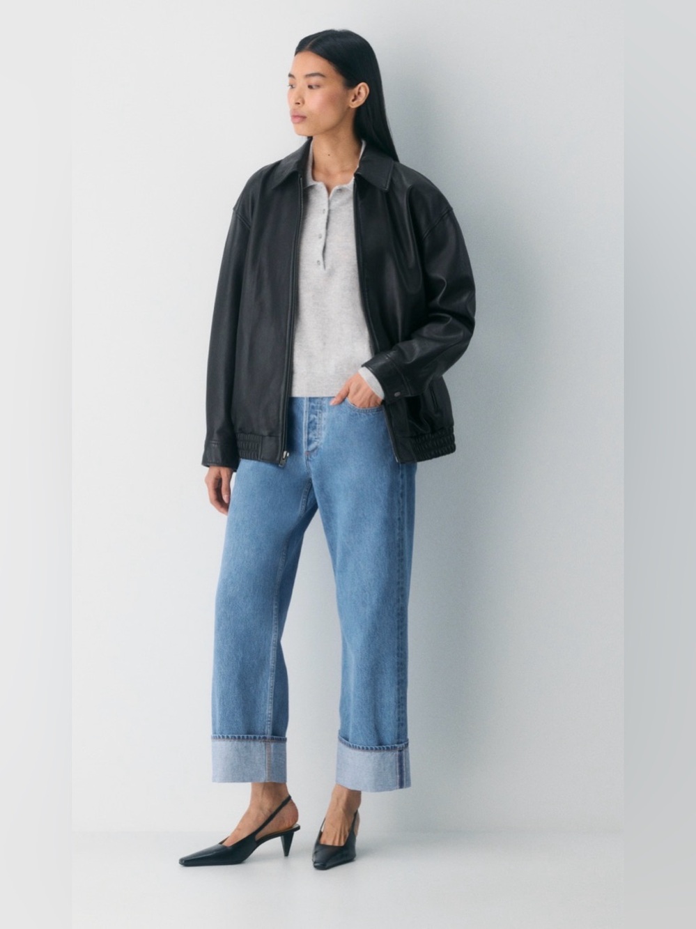 Denim Forum “ 90’s vintage Lo-rise cuffed jeans size 28